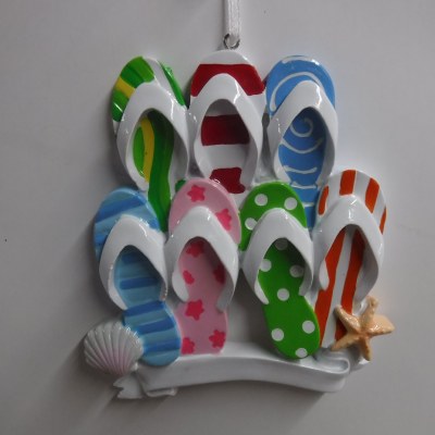 BEACH SANDLES FAMILY OF 7