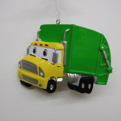 GREEN GARBABE TRUCK
