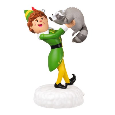 BUDDY THE ELF WITH RACCOON