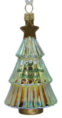 OUR FIRST CHRIST TREE ORNAMENT
