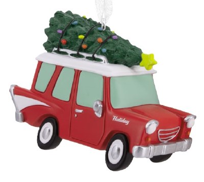 STATION WAGON WITH TREE