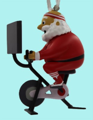 SPIN CLASS SANTA