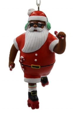 ROLLER SKATING SANTA