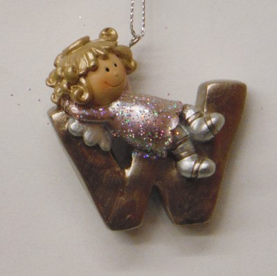 ANGEL ON LETTER "W"