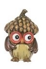 WISE OWL CHARM