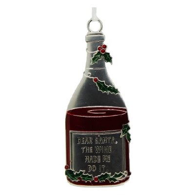 DEAR SANTA, THE ...WINE BOTTLE