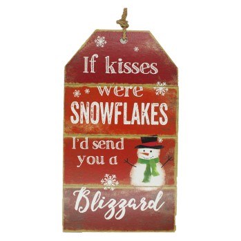 IF KISSES WERE SNOWFLAKES TAG