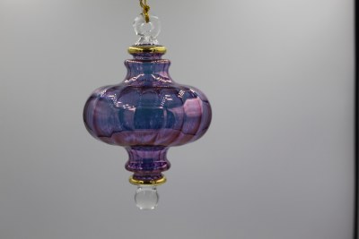 PURPLE MIDDLE SWIRL SPHERE