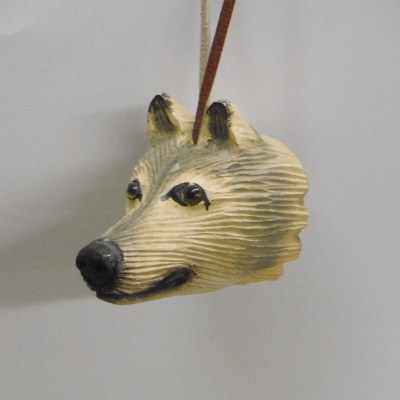 WOOD WOLF HEAD