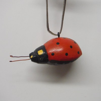 WOODEN LADYBUG