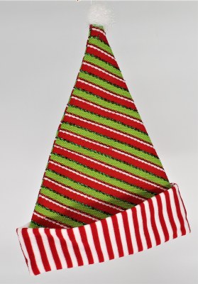 STRIPED SANTA HAT