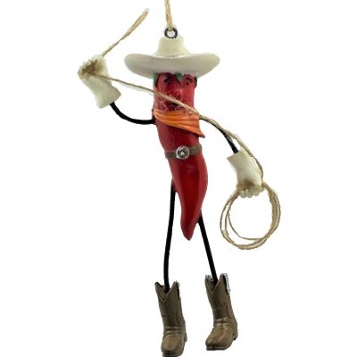 ROPPING COWBOY CHILI PEPPER