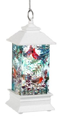 LANTERN WITH BIRDS SHIMMER