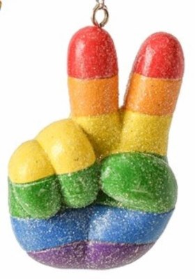 PRIDE PEACE FINGERS