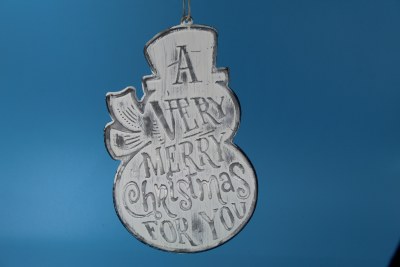 SNOWMAN EMBOSSED