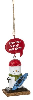 KEEP YOUR KAYAK OVER THERE