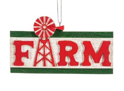 FARM SIGN WITH WINDMILL