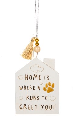 HOME IS WHERE A DOG RUNS TO