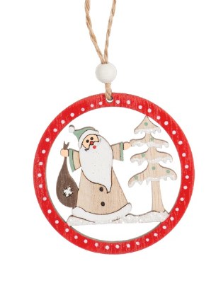 SANTA WINTER SCENE