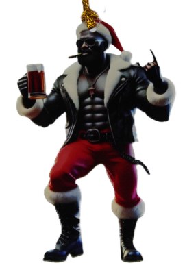 PARTYING SANTA