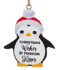 CHRISTMAS WISHES AND PENGUIN