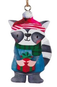 WOODEN RACCOON