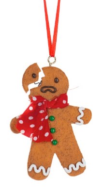 FACE BROKE GINGERBREAD COOKIE