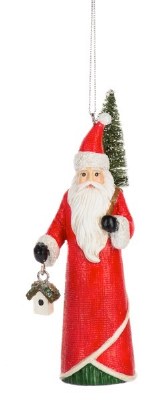 SANTA WITH BIRDHOUSE