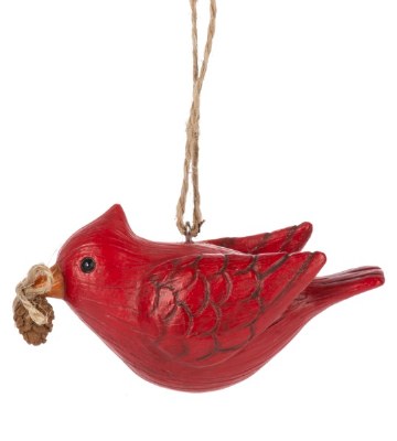 CARDINAL HOLDING PINECONE