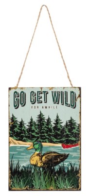 GO GET WILD SIGN