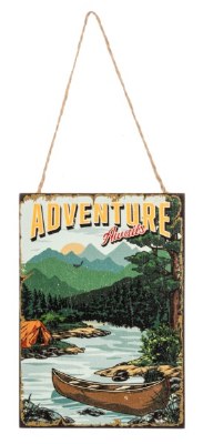 ADVENTURE AWAITS SIGN