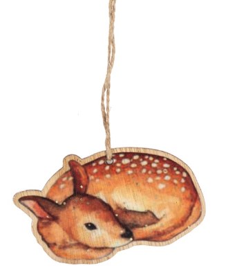 DEER WOODEN FLAT