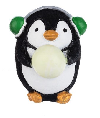 PENGUIN WITH SNOWBALL