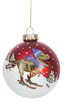 T-REX CHRISTMAS BALL