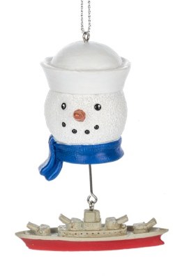 NAVY SNOWMAN