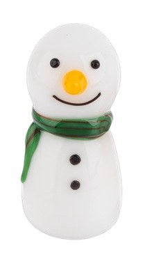 GREEN SNOWMAN CHARM