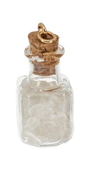 WHITE CRYSTAL CHARM