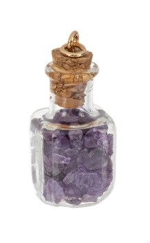 PURPLE CRYSTAL CHARM