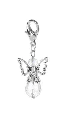 CLEAR ANGEL CHARM