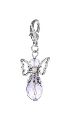 PURPLE ANGEL CHARM