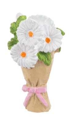 WHITE FLOWER CHARM
