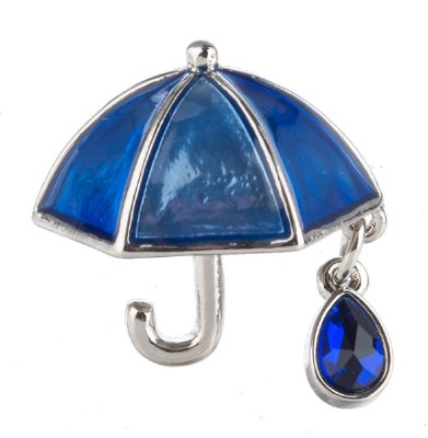 BLUE UMBRELLA CHARM