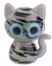 GRAY CAT CHARM