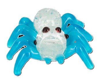 BLUE SPIDER CHARM