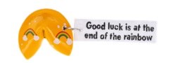 YELLOW FORTUNE COOKIE CHARM