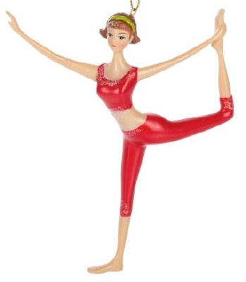 RED YOGA LADY