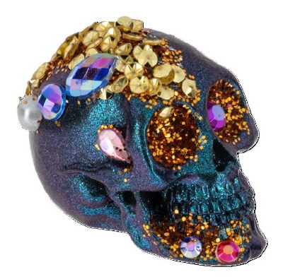 BLACK SKULL CHARM