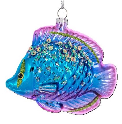 BLUE PURPLE FISH