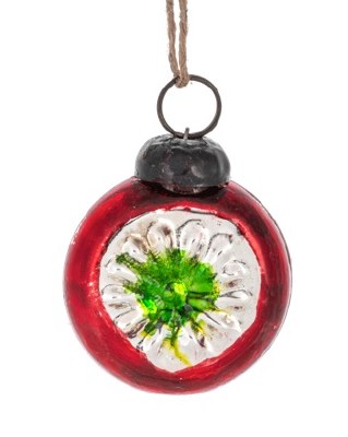 RED REFLECTOR ORNAMENT
