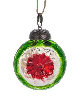 GREEN REFLECTOR ORNAMENT